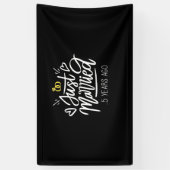  | 5. Hochzeitstag Banner (Vertikal)