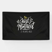 5. Hochzeitstag Banner (Horizontal)