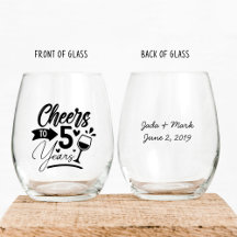 5. Hochzeitstag Elegante Feier