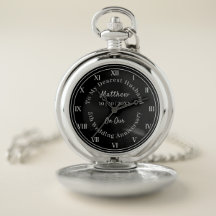 5. Hochzeitstag Geburtstagsgeschenk Pocket Watch