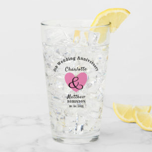 5. Hochzeitstag Geschenk Personalisiert Glas