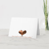 5. Hochzeitstag Grußkarte mit Vers Karte (Rückseite)