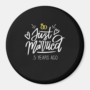 5. Hochzeitstag Magnet