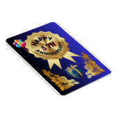 5. Hochzeitstag Magnet (Rechte Seite)