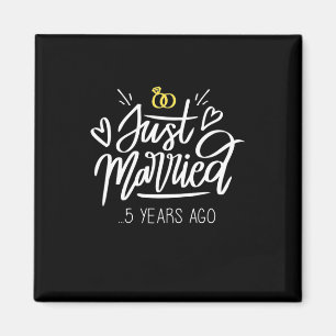 5. Hochzeitstag Magnet