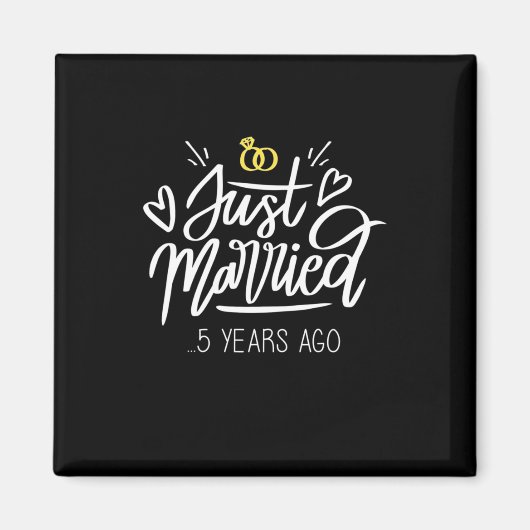  | 5. Hochzeitstag Magnet (Vorne)