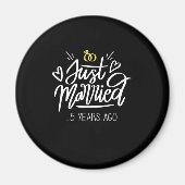 5. Hochzeitstag Magnet (Vorne)