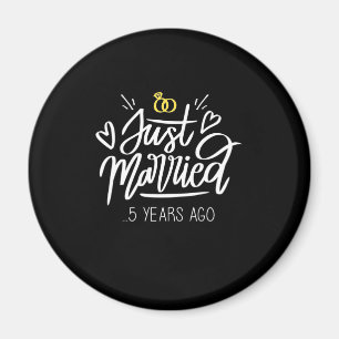 5. Hochzeitstag Magnet