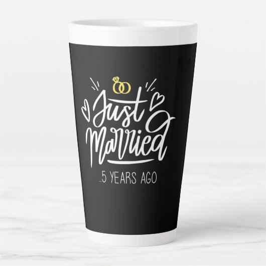 5. Hochzeitstag Milchtasse (Vorderseite)