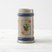 5. Hölzerner Jahrestags-Hochzeitstag Bierglas (Mittel)