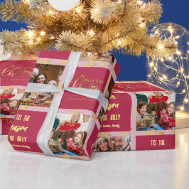 5 Ihr Foto Frohe Weihnachten. Geschenkpapier
