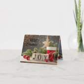 5 Image JOY URLAUB Card Karte (Vorderseite)