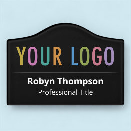 5 in der Selbstklebestelle für die schwarze Acryln Türschild