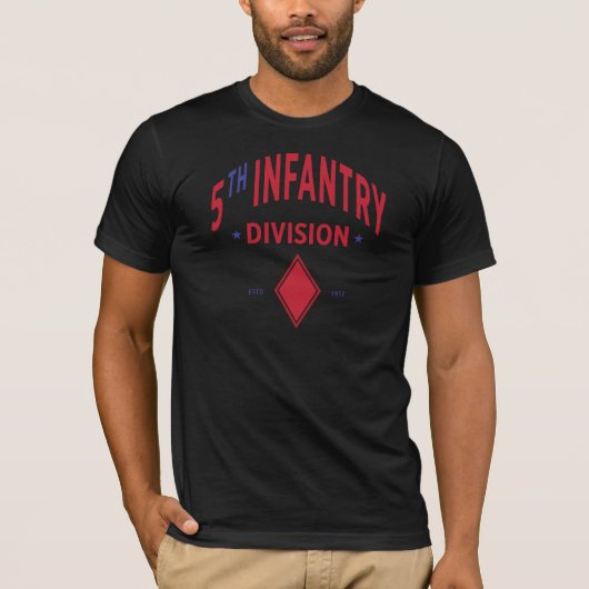 5. Infanterie Division Red Devils T-Shirt (Vorderseite)