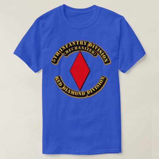 5. Infanterie-Division Red Diamond T-Shirt (Design vorne)