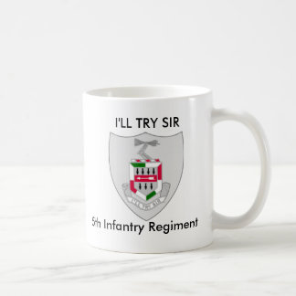 5. Infanterie-Regiment-Tasse Kaffeetasse