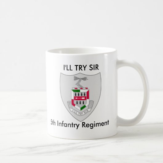 5. Infanterie-Regiment-Tasse Kaffeetasse (Rechts)
