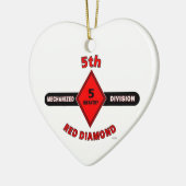 5. INFANTERIEDIVISION (MECHANISIERT) "ROTER KERAMIK ORNAMENT (Links)