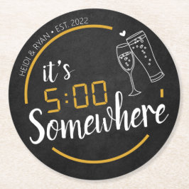 5 Irgendwo Polterabend trinken Untersetzer Gefalle