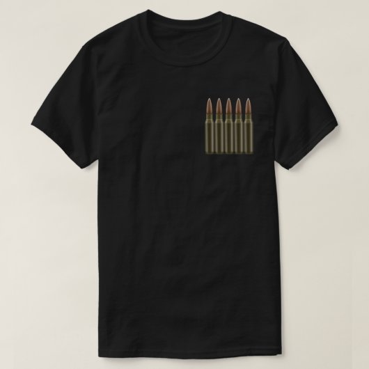 5 Jagdgeschosse T-Shirt (Design vorne)