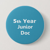 5. Jahr-Juniordoktor-Abzeichen Button (Vorderseite)