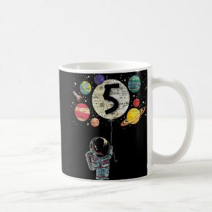 5 Jahre alt Geburtstag Junge gibt Astronaut 5. Geb Kaffeetasse