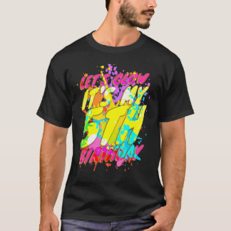5 Jahre alt Lasst uns Party 5. Geburtstag leuchten T-Shirt