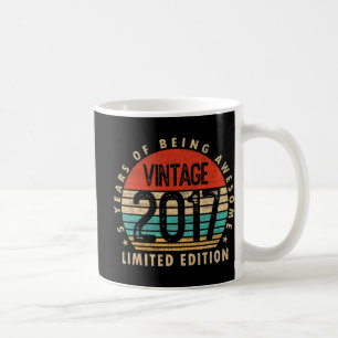 5 Jahre Alte Geschenke Vintag 2017 Limited Edition Kaffeetasse