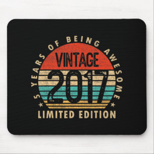 5 Jahre alte Geschenke Vintage 2017 Limitierte Auf Mousepad