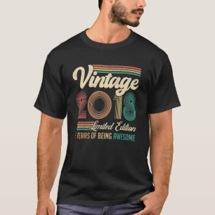 5 Jahre alte Vintage 2018 5. Geburtstag T-Shirt