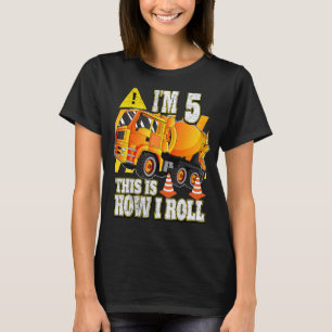 5 Jahre alter Betonmischwagen T-Shirt