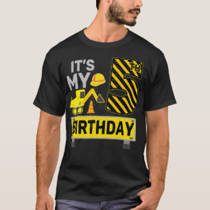 5 Jahre alter Junge Es ist mein 5. Geburtstagsbau T-Shirt