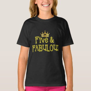 5 Jahre altes Fabelhaftes 5. Geburtstags Prinzen T T-Shirt