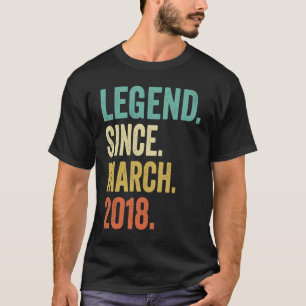 5 Jahre altLegend Seit März 2018 5. Geburtstag Bo T-Shirt