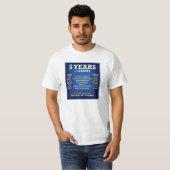5 JAHRE OBAMA T-Shirt (Vorne ganz)