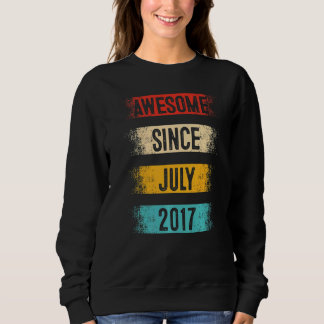 5 Jahre Phantastisch seit Juli 2017 5. Geburtstag Sweatshirt