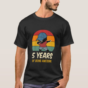5 Jahre Phantastischer Witz über fünf Retro T-Shirt
