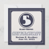 5 Jahre Serviceprämie für Mitarbeiter in der benut (Vorderseite)