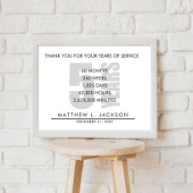 5 Jahre Übergabe oder Mitarbeiterwertscheck