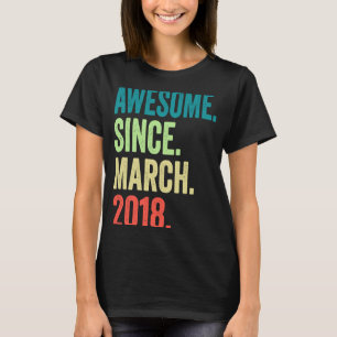 5 Jahre Vintager März 2018 5. Geburtstag Junge 1 T-Shirt