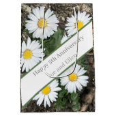 5. Jahrestag, bearbeitbar Mittlere Geschenktüte (Rückseite)