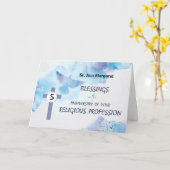 5. Jahrestag der religiösen Tätigkeit Karte (Gelbe Blume)