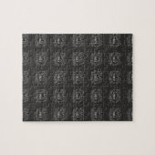 5. Jahrestag Geschenk Chalk Herzen Puzzle (Horizontal)