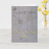 5. Jahrestag Karte (Gelbe Blume)