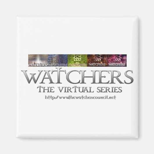 5 Jahreszeiten Quadratmagnet Magnet (Vorne)