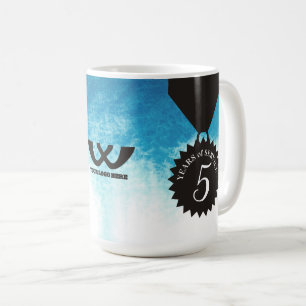 5-jähriger Mitarbeiterjubiläumspreis Tasse