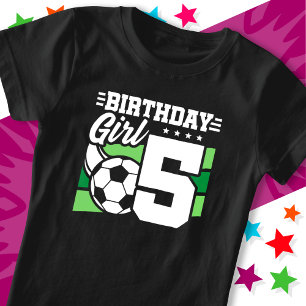 5-jähriges Fußball-Party 5. Geburtstagskind T-Shirt