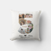 5-jähriges Hochzeitstag Kissen (Vorderseite)