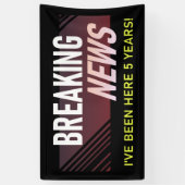 5-jähriges Jubiläum Mitarbeiterbewertung Banner (Vertikal)