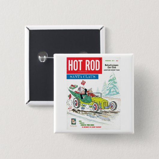 5. jährliches Sankt-Button Button (Vorne & Hinten)